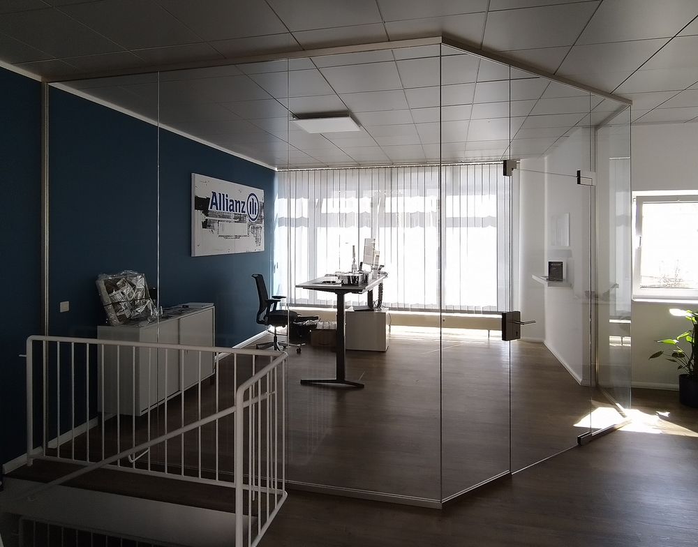 Glasabtrennung Büro